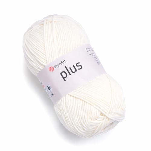 Yarn Art Jeans Plus - Hilo 55% algodón, 45% poliacrílico, 100 g, 160 m, peso del hilo: 4: Worsted-Aran (3)