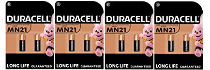 8 x Duracell MN21 A23 23A (4 Blister mit 2 Batterien) 8 Batterien