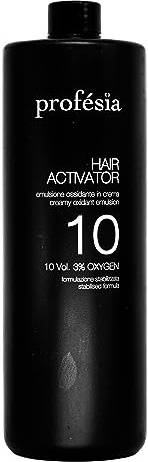 PROFESIA Attivatore Capelli Ossigeno 10 Volumi per Crema Colorante Keratin & Argan ed Ekstra, Emulsione Ossidante Professionale per Decolorazione, Tinta e Colorazione Capelli, 1000 ml