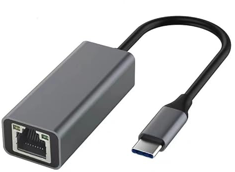 Adaptador USB C a Ethernet, RJ45 a USB C, adaptador de red LAN Gigabit Ethernet tipo C de 1 Gbps para MacBook Pro/Air, para iPhone 15 Pro/Max, para Dell XPS, para Galaxy S8-S23