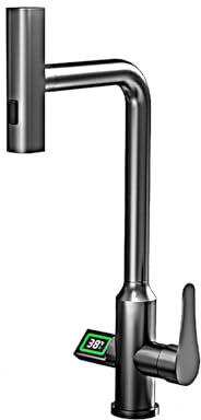 Wasserhahn, Küchenarmatur,Küchenarmatur Mit Brause Ausziehbar,Kaltwasserhahn,Waschbecken Armaturen,Wasserfilter Wasserhahn,Spültischarmatur,Weiß