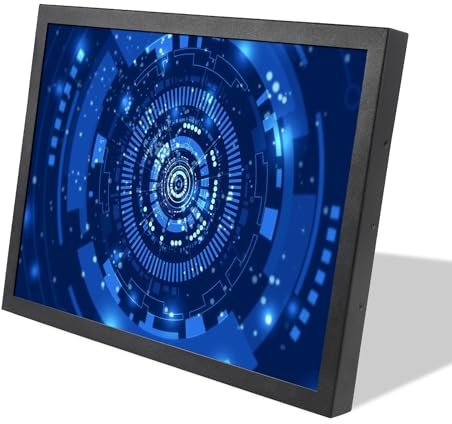 VSDISPLAY Monitor industriale, 15 pollici 1024x768 400nit IPS schermo LCD | con ingresso video VGA DVI H/D