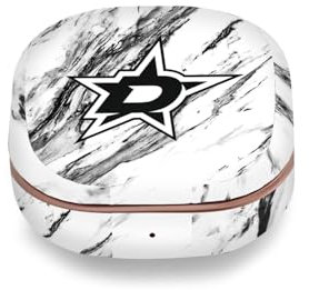 Head Case Designs Offizielle NHL Marmor Dallas Stars Vinyl Haut Aufkleber Abziehbild Abdeckung kompatibel mit Buds Live/Buds Pro / Buds2