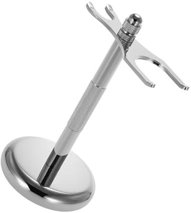 MYSUNBAR Rasierhobel Ständer- Rasierständer Halterung für Rasierpinsel und Rasierer, Metall Rasierpinsel Ständer, Halter Rasierständer Tragbarer für Sethalter Rasiermesser