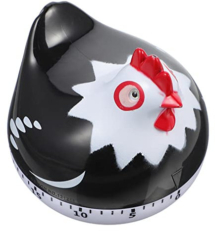 OFFSCH Lovely Chicken Cartoon Mechanical Kitchen Timer Cooking Countdown Alarm Reminder Device for Home Baking