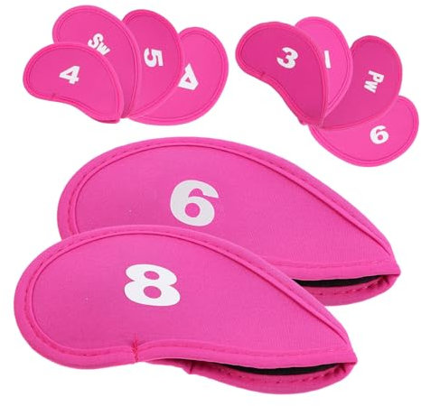Milisten 10pcs Golf Driver Head Covers Protective Golf Club Covers Head Scratch-resistant Portable Supplies