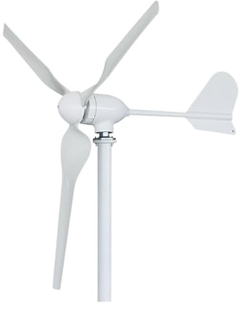 QZCX Aerogenerador Eolico, Turbina de energía eólica de Eje Horizontal de 10KW for nerador eléctrico doméstico 10000W 12V 24V 48V Molino de Viento de energía(24V_10KW)