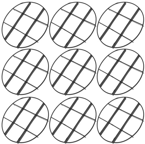 TOYANDONA 1 Jeu Lot de sous Plats Plastique pour Pots De Fleurs Support Respirant pour Drainage Protection La Pourriture Racines 10 Pièces