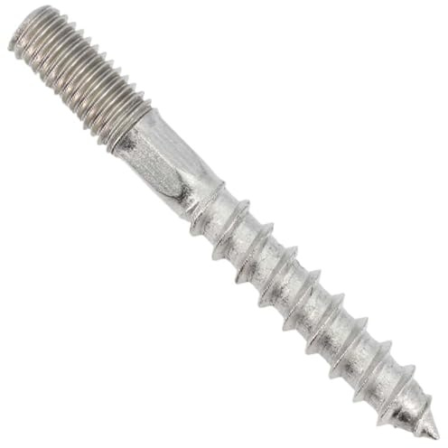 BOOTSTEILE BRAUER - Stockschrauben 9088 (standard) M12 x 200 mm - (10 Stück) - Edelstahl A2 (V2A) - Sechskantbolzen, Doppelgewindeschrauben, Gewindestiftschrauben, zweiseitige Gewindestiftschrauben