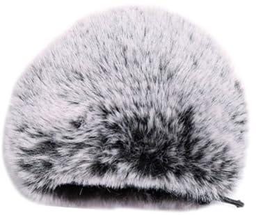 Cabilock Mikrofon Furry Windschutzscheibe Schutzhülle Windschutz Popschutz für Handy und Recorder Pelzige Mikrofonabdeckung mit Dichter Struktur zur Reduzierung von Wind Spritzgeräuschen