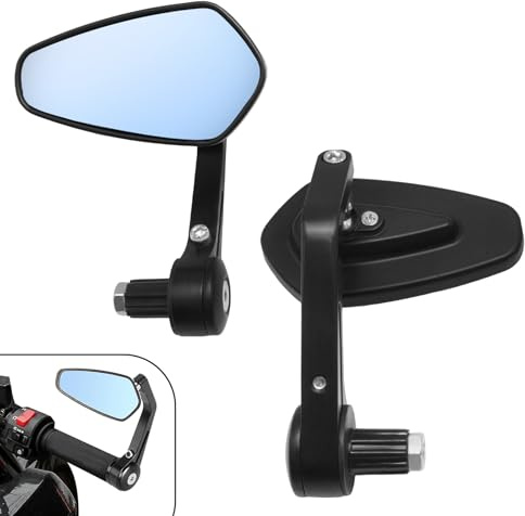 7/8 Zoll (22 mm) Motorrad Lenker Endspiegel, Für Z1000 Z750 MT03 und more