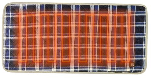 Bajbumgn Tapis Chauffant Pour Fauteuil De Bureau - Coussin Chauffant USB 5V 45x90cm - Coussin de Siège Thermique à Chauffage Rapide | Pour Maison, Camping, Bureau, Appartement, Intérieur Voiture