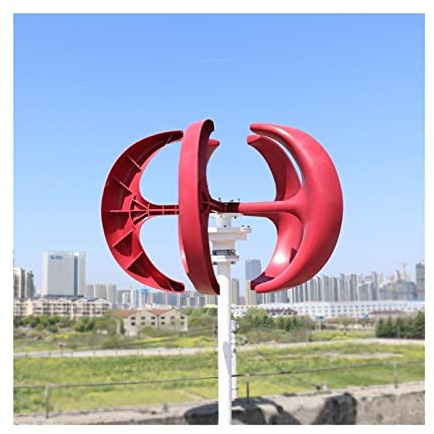 Aerogenerador Eolico Turbina eólica Vertical de 2000W, 12v, 24V, 48V, generador de viento de eje Vertical, pequeño molino de viento, energía libre for eólico Solar híbrido(Rot,With Turbine Only,24V)