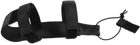 Housoutil Housse de Bouteille d'eau de Sport en Nylon Solide, Porte-Bouteille Réglable Sangle Noire, Protection Anti-Rayures pour Gourde, Randonnée et Activités Plein Air