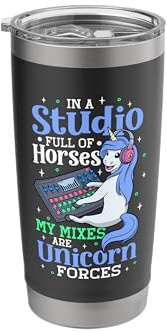 Unicorn Forces at The Mixing Desk - Sound Engineer Stainless Steel Insulated Tumbler