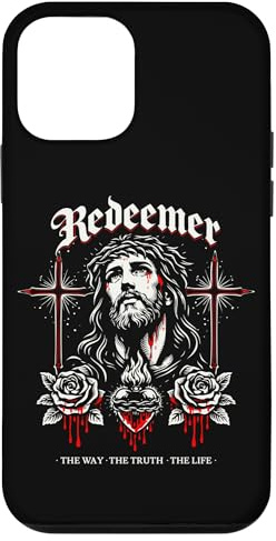 Custodia per iPhone 12 mini Redentore Gesù Croce Gotica Rose Sacro Cuore Giovanni 14:6