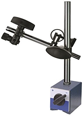 CNC QUALITÄT Messstativ - Magnetständer mit Magnetfuß für Messuhr mit 8 mm Aufnahme - Prismenfuß Magnetkraft 60 kg