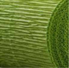 Floristen Krepp gras-grün, 160 gr./qm wasserfest, im preiswerten 5 Rollen Set, Lieferung frei Haus
