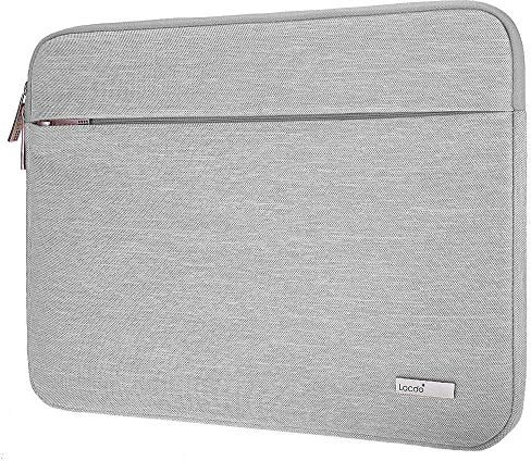 Lacdo väska för bärbar dator för 16 tum New MacBook Pro M4/M3/M2/M1 Pro/Max A3403 A3186 A2991 A2780 A2485 A2141 2024-2019, 15 tum New MacBook Pro 2017-2018, Surface Book 3 2, Dell XPS 15, Grå