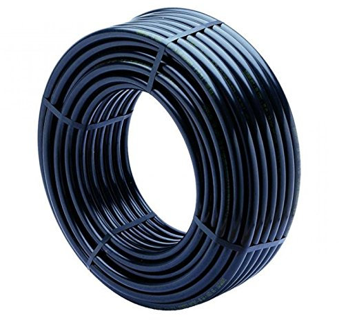 Tuyau en polyéthylène Suinga 16mm | Tuyau agricole 16mm 2,5 bar 100 mètres | Tuyau d'irrigation 16mm | Tuyau d'irrigation 16 mm | Tuyau d'irrigation goutte à goutte 16 mm, noir