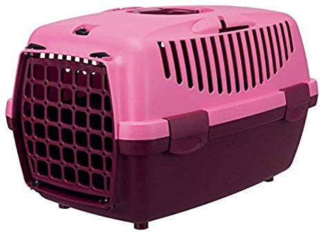 Trixie 39819 Transportbox Capri 1, XS: 32 × 31 × 48 cm, beere/pink