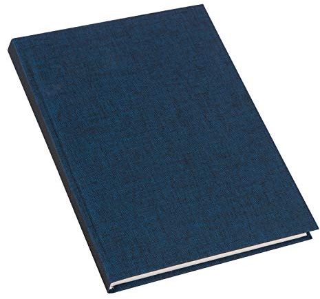 goldbuch 64 0102 Leinen Notizbuch Summertime Note A5, Bullet Journal mit 200 Seiten dotted creme Papier 100g/m², säurefrei & tintenecht, Hardcover Notizheft mit Lesezeichen & Fadenheftung, Blau