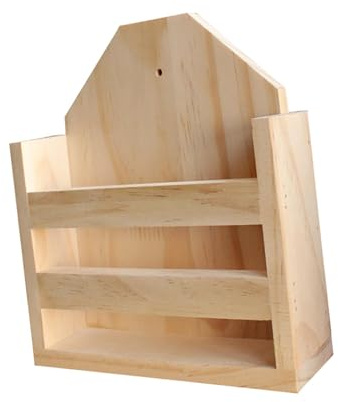 ＡＷＨＡＯ Heu-Futterständer für Kaninchen, Futterhalter für Kleintiere, Heuraufe aus Holz, Heuständer für Meerschweinchen, Chinchilla