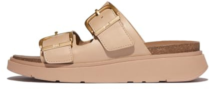 Fitflop GEN-FF BUCKLE TWO-BAR LEATHER SLIDES