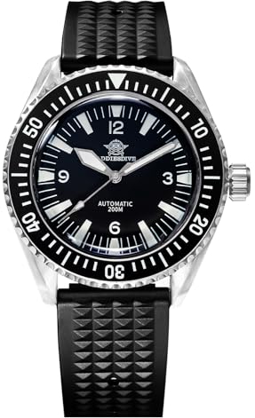 ADDIESDIVE Herrenuhr Automatik NH35A Mechanische Analoguhr Blasenspiegel Saphirglas Herrenuhr