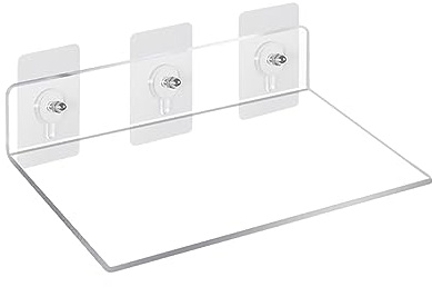 Acrylplatten, schwebende Regale aus Acryl, transparente Wandvitrine, Wanddekoration, Aufbewahrung für Wohnzimmer, Schlafzimmer, Badezimmer, Küche, a, 30 x 20 cm