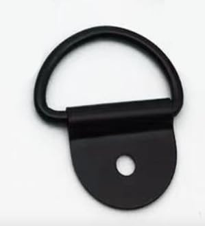 20 anelli di fissaggio a D, anelli di fissaggio per rimorchio, in acciaio inox, con viti con carico, 100 kg, per rimorchi, camion, meccanici, da campeggio, con 20 viti