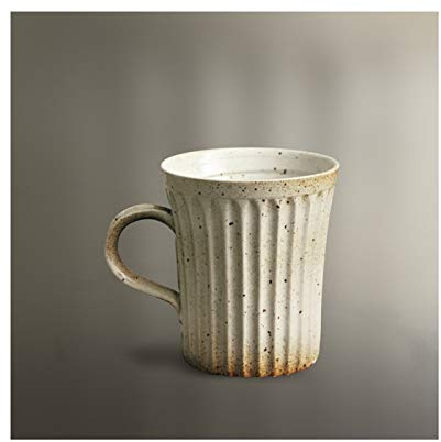 Tasse à thé créative à Rayures rétro, Tasse à café en poterie grossière, Faite à la Main, Tasse en céramique pour Eau/Lait, à l'ancienne, Cadeau pour Les Tasses familiales