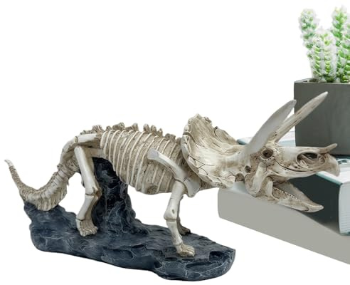 Realistiska Dinosauriefigurer | Skelett Dinosauriefigurer Djurfigurer,Resinskulptur Samlarföremål, Pedagogisk Dekoration till Sovrum och Vardagsrum