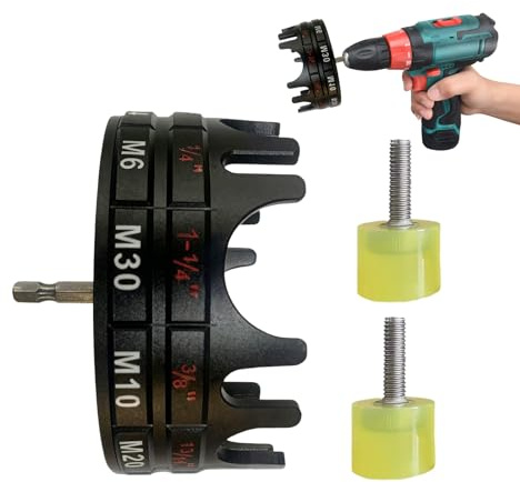 Serre-Écrou pour Tiges Filetées | Mèche De Perçage Pour Boulons À Queue Hexagonale - Douille À Libération Rapide Pour Tiges Filetées | Pour Techniciens Électriciens Maintenance Atelier Industriel