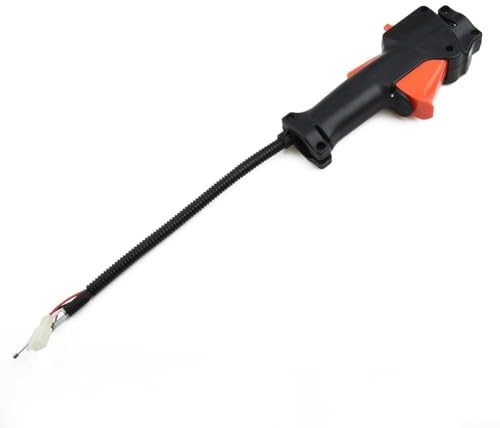 Mango de cable del acelerador habilitado para interruptor de apagado para desbrozadoras y recortadoras de línea compatibles con múltiples herramientas de 26 mm