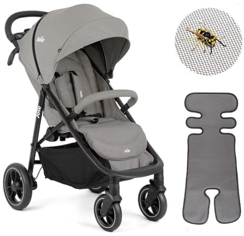 Joie Litetrax Passeggino Compatto 22 kg Chiusura Una Mano, Pebble