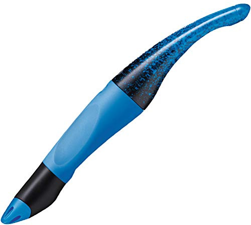 STABILO - Ergonomischer Tintenroller für Rechtshänder - EASYoriginal Graffiti in blau - blau (löschbar) - inkl. Patrone