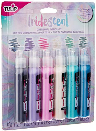 Tulip Dimensional fabric paint Iridescent 6pcs