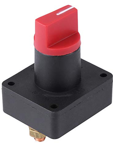 Aramox Batterie Trennschalter, 300A, 6MM, für Auto LKW Boot, Batterie Isolator mit Power Switch Funktion