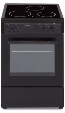 OCEANIC CV5050B8 Cuisiniere vitrocéramique 50x50 - Four convection naturelle - 48 L - Noir