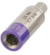 BERNSTEIN 4-985 Drehmoment-Begrenzer Adapter 2.0 Nm, für 1/4 Zoll Bits | Prozesssicherheit & Auslösegenauigkeit | Präzisions-Drehmoment