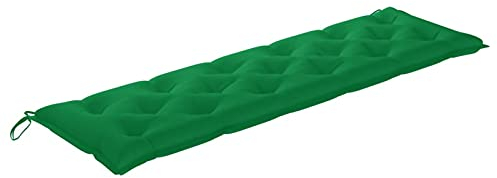 Tidyard Gartenbank Auflage Bankauflage Sitzbank-Kissen Bankkissen Sitzkissen für Gartenbank Gartenmöbel Grün 180x50x7 cm Stoff