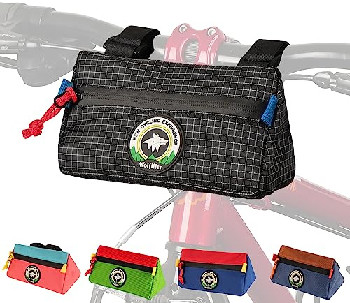Vortika Bike Handlebar Bag,Kids Bicycle Front Basket Pack,Waterproof Bikes Bag,Small Bicycle Handle Bar Bag for Boys Girls Men Women