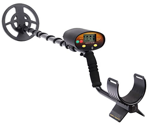CASEGO Metal Detector per Adulti Professionale Vanga per Bambini per Principianti Metal Detector Ricaricabile a Bobina Sotterranea (Black2 49cmX22cmX10.5cm)