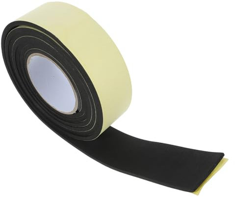 JEWEDECO Schaumstoffband Für Türdichtung Wetterschutzstreifen Isolierschaumband Selbstklebendes Dichtungsschaumband Mit Starkem Klebstoff Für Sichere Befestigung Verschiedenen Oberflächen