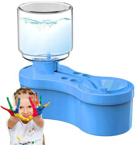 Brush Clean - Oil Brush Clean with Drain and Brush Holder with Rinse Cup Drainage Cleaners | Multifunction Rinse Cup Water Dispenser, Craft Supplies