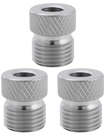 Briny River Adattatore Per Tubo Flessibile Per Aerografo Da 3 Pezzi G1/8 BSP Maschio In Ottone Compatibile Con Badger Aerografo