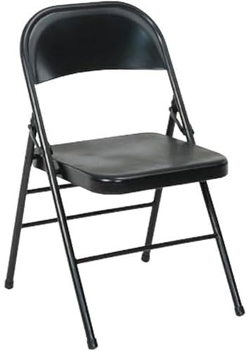Sgabello da bar pieghevole portatile imbottito in pelle sedia pieghevole in metallo sgabello per giardino altezza 42 cm elegante design nero leggero e salvaspazio per esterni