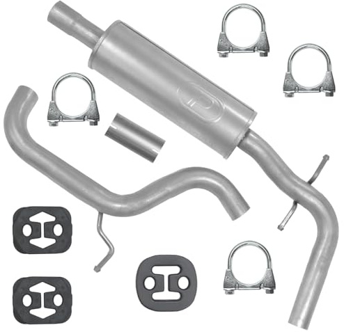 POLMOstrow Auspuff für Skoda Octavia 2 II 2004-2013 | Mitteltopf, Motoren: 1.9 TDI | Fließheck, Kombi