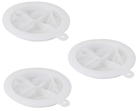 Firavggu Colador de Tela de Cocina, 3pcs Mallas 200 Colador de Malla de Nailon Fino Ultrafino Coladores de Telas con Asa, Tamiz Coladores Fino de Malla Aceites,Café,Té,Jugo,Vino